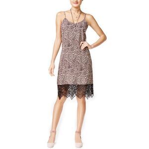 Shift Womens Juniors Leopard Shift Dress, NWT